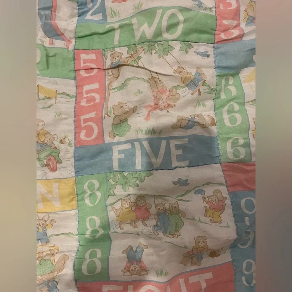 vintage baby quilt